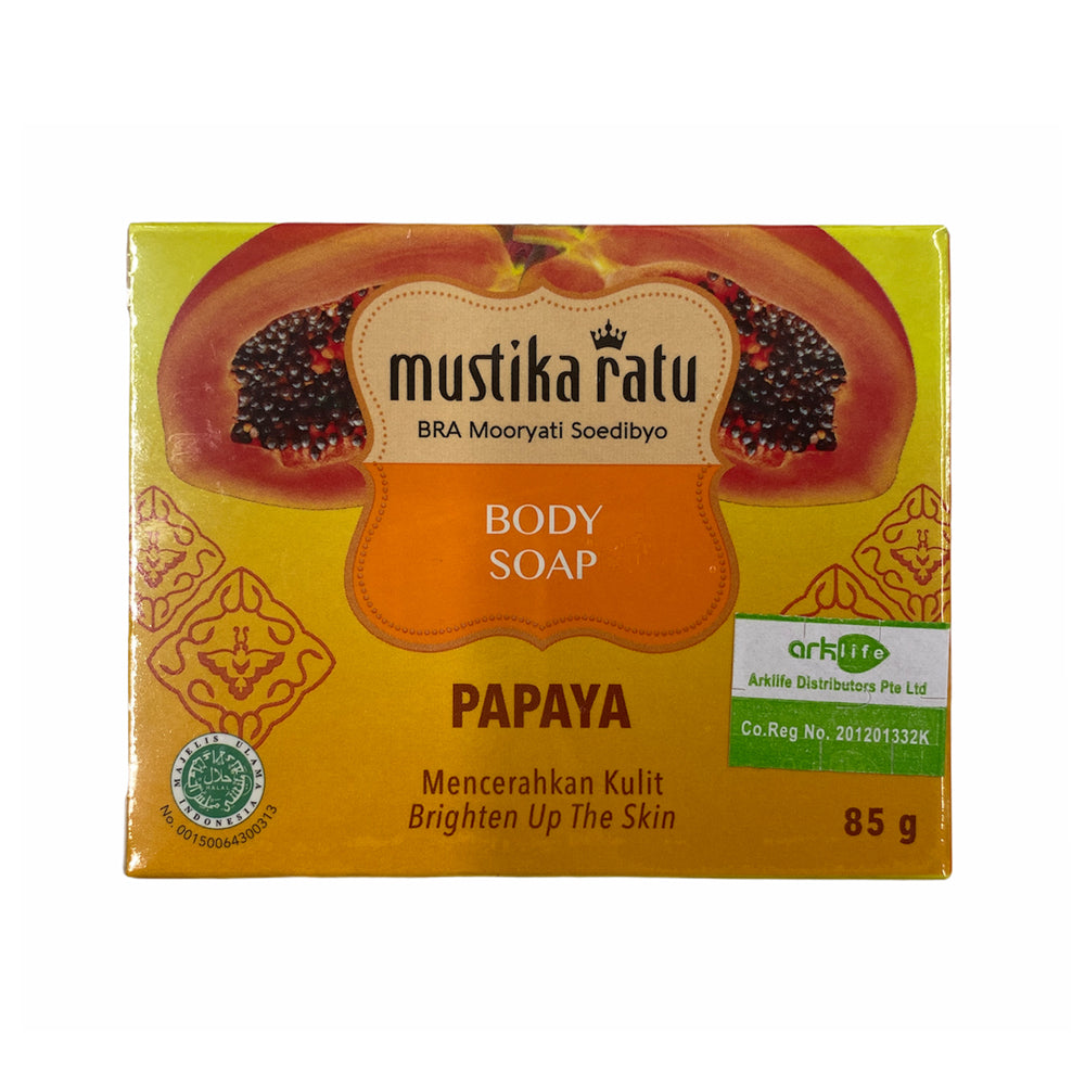 Mustika Ratu, Papaya Body Soap, 85 g
