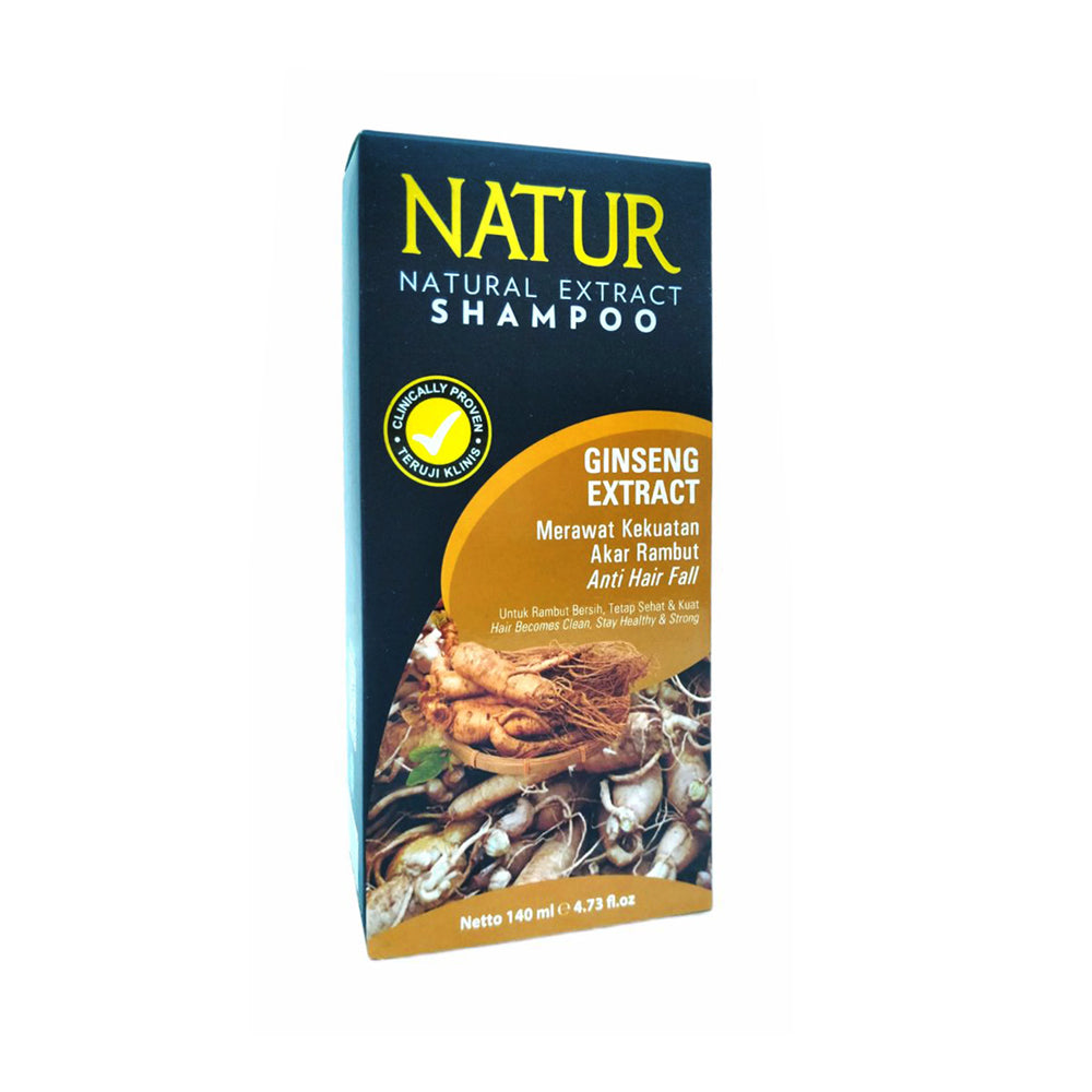 Natur, Shampoo Ginseng Extract, 140ml