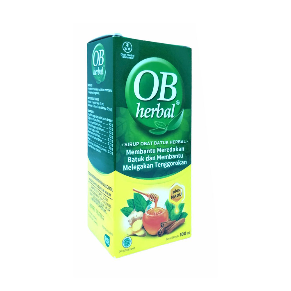 OB Herbal, Sirup Batuk Herbal, 100 ml – Al Barakah Health &amp; Beauty Mart