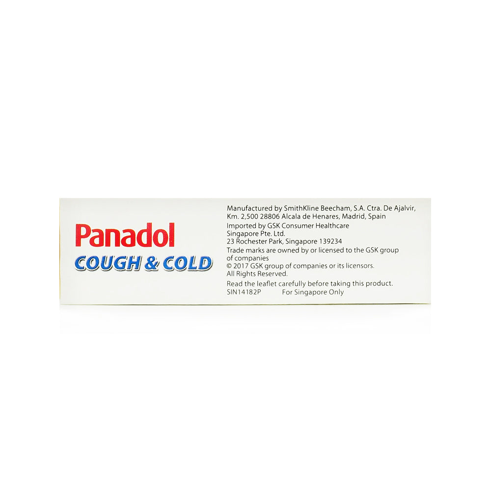 Panadol, Cough & Cold, 16 caplets