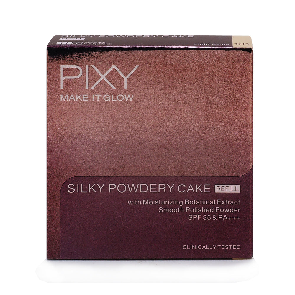 Pixy, Make It Glow, Silky Powdery, 101 Light Beige, 10 g