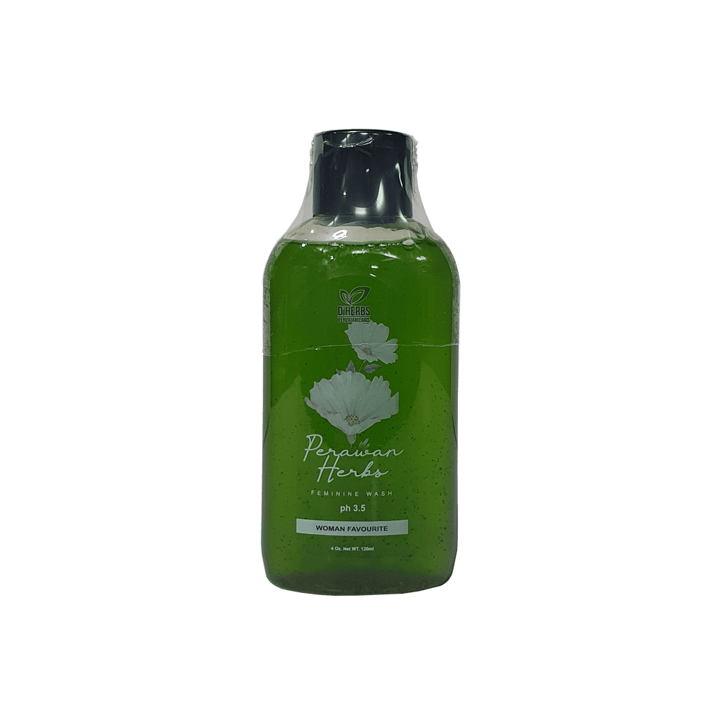 D'Herbs Perawan Herbs Feminine Wash ph 3.5 120ml Al Barakah Health