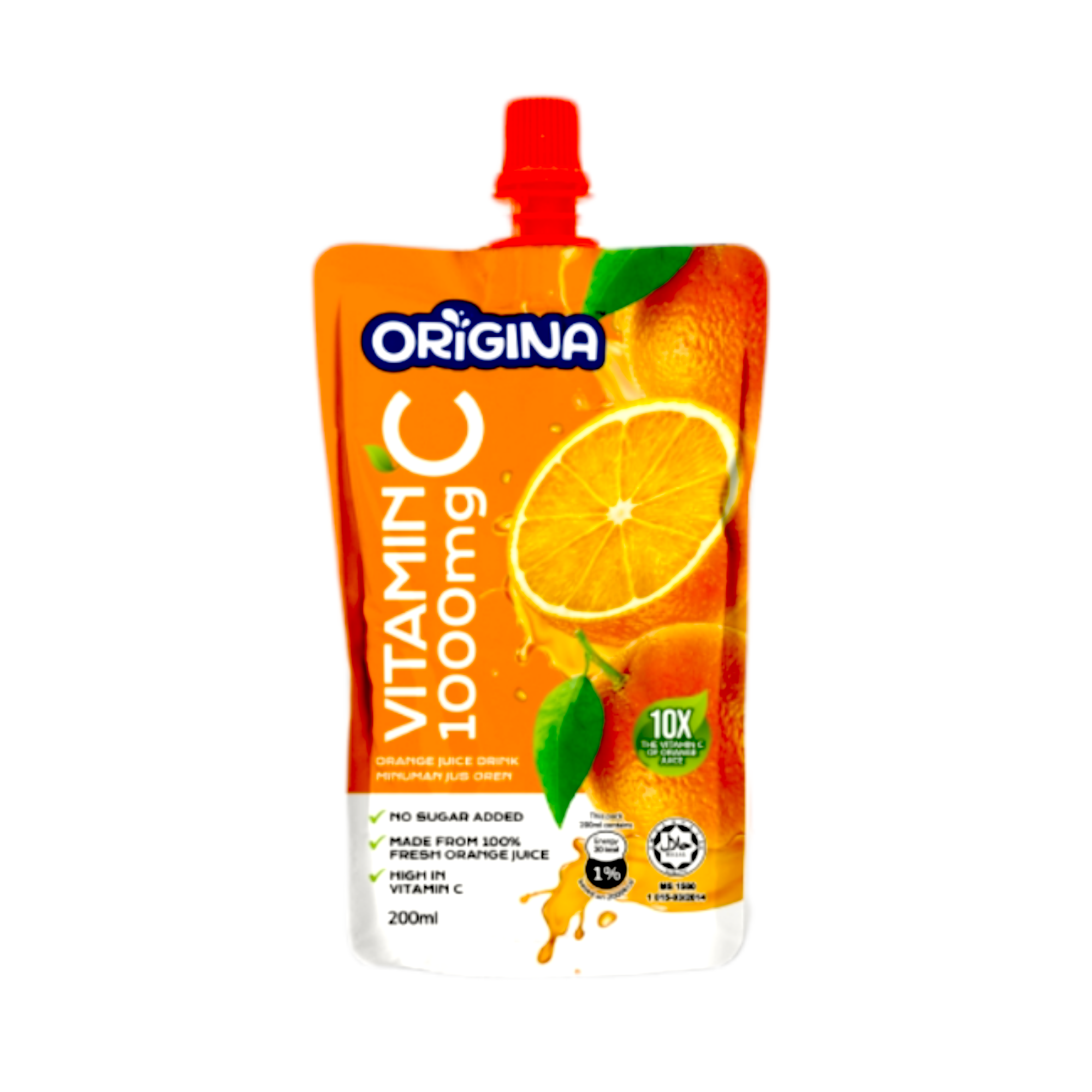 Orange juice vitamin clearance c