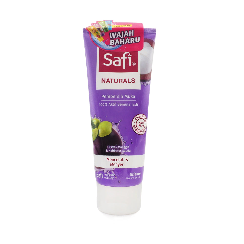 Safi, Naturals, Facial Cleanser, Sari Susu Manggis, 100 g