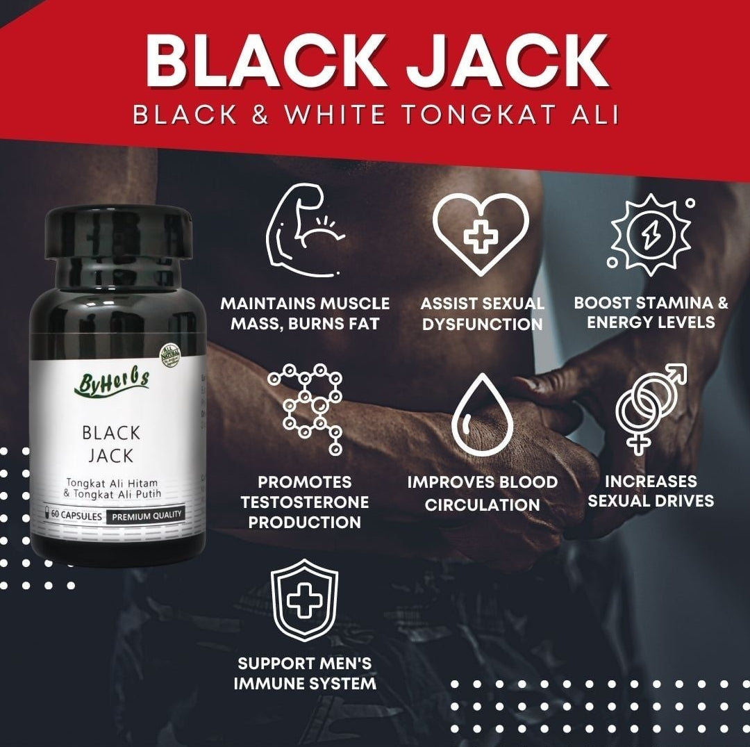 ByHerbs, Black Jack, 60 capsules