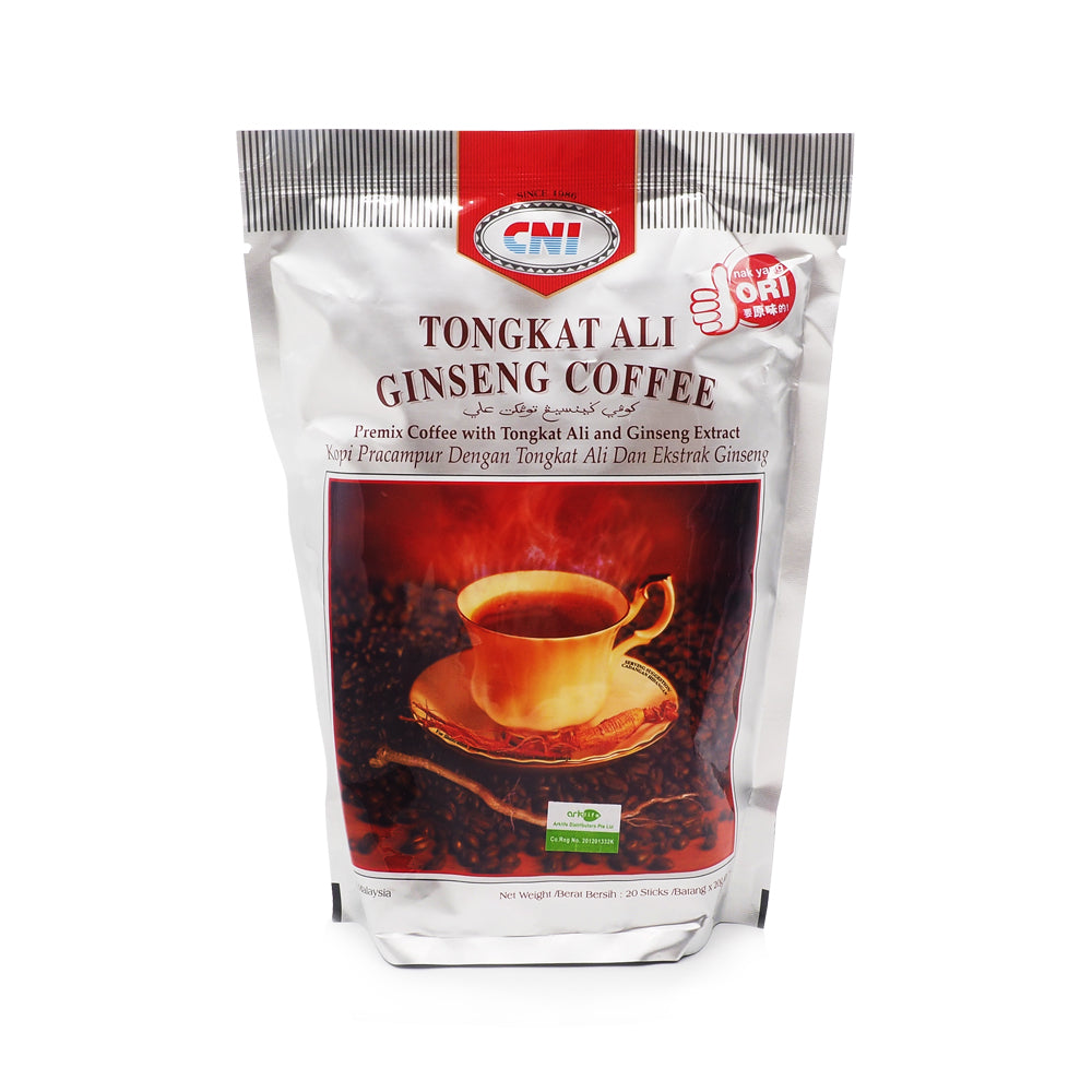 CNI, Tongkat Ali Ginseng Coffee, 20 sticks x 20 g