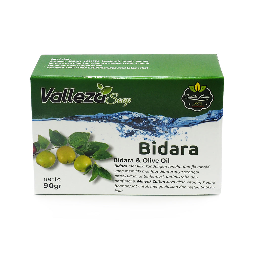 Valleza, Bidara & Olive Oil Soap, 90 g