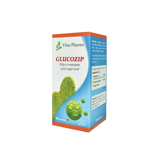 Vitta Pharms, Glucozip, 60 capsules