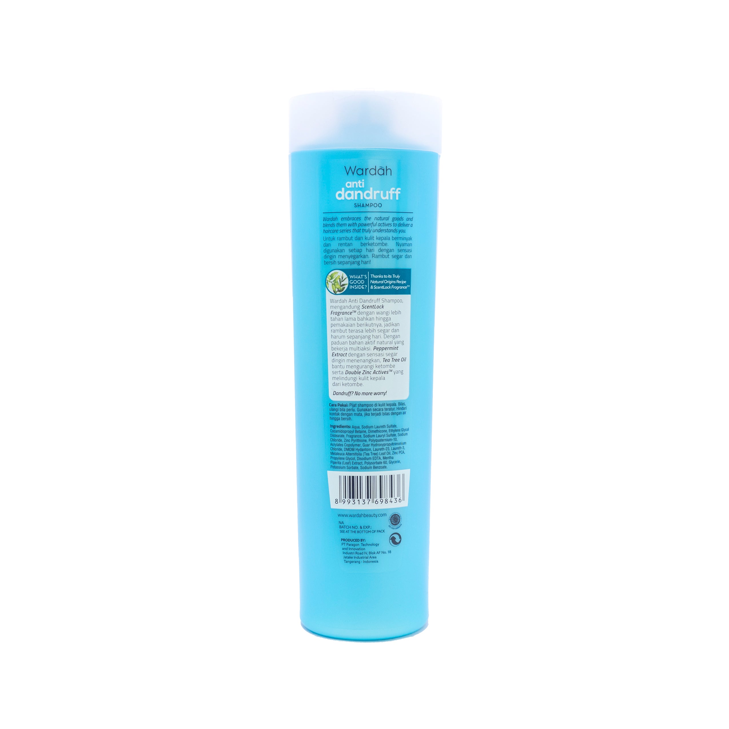 Wardah, Shampoo Anti Dandruff, 170 ml