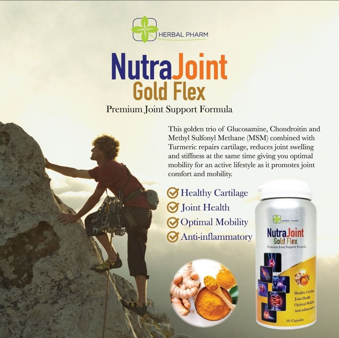 Herbal Pharm, Nutra Joint Gold Flex, 60 veg capsules