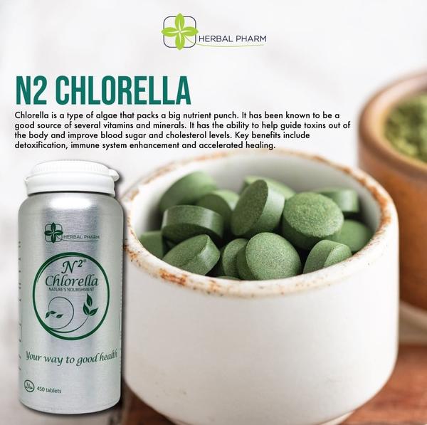 Herbal Pharm, N2 Chlorella, 450 tablets Al Barakah Health & Beauty Mart