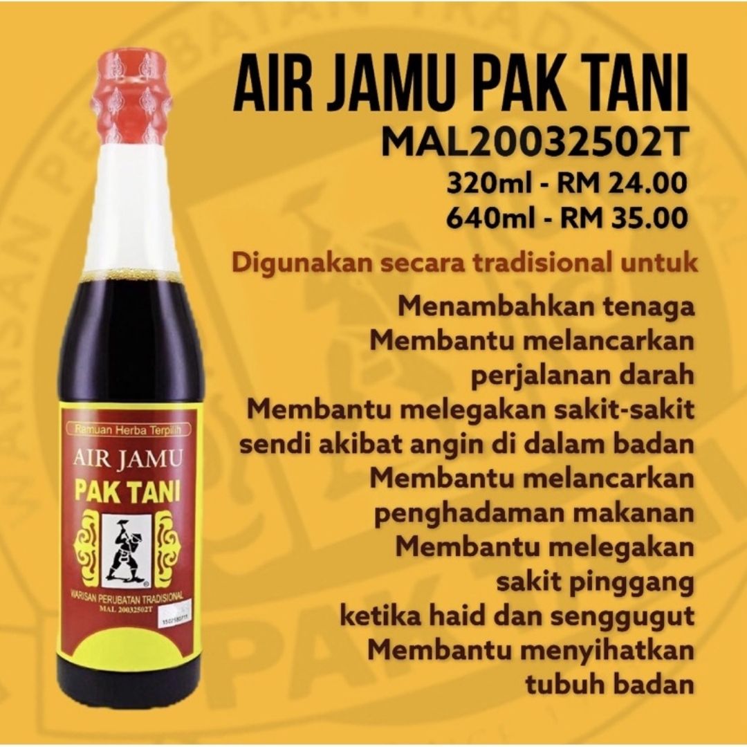 Air Jamu, Pak Tani, 500 ml