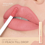 Wardah, Color Fit, All Day Lip Paint, 01 Peach Till Drop, 4.2 g