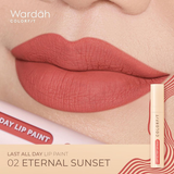 Wardah, Color Fit, All Day Lip Paint, 02 Eternal Sunset, 4.2 g