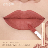 Wardah, Color Fit, All Day Lip Paint, 04 Brown Derlast, 4.2 g