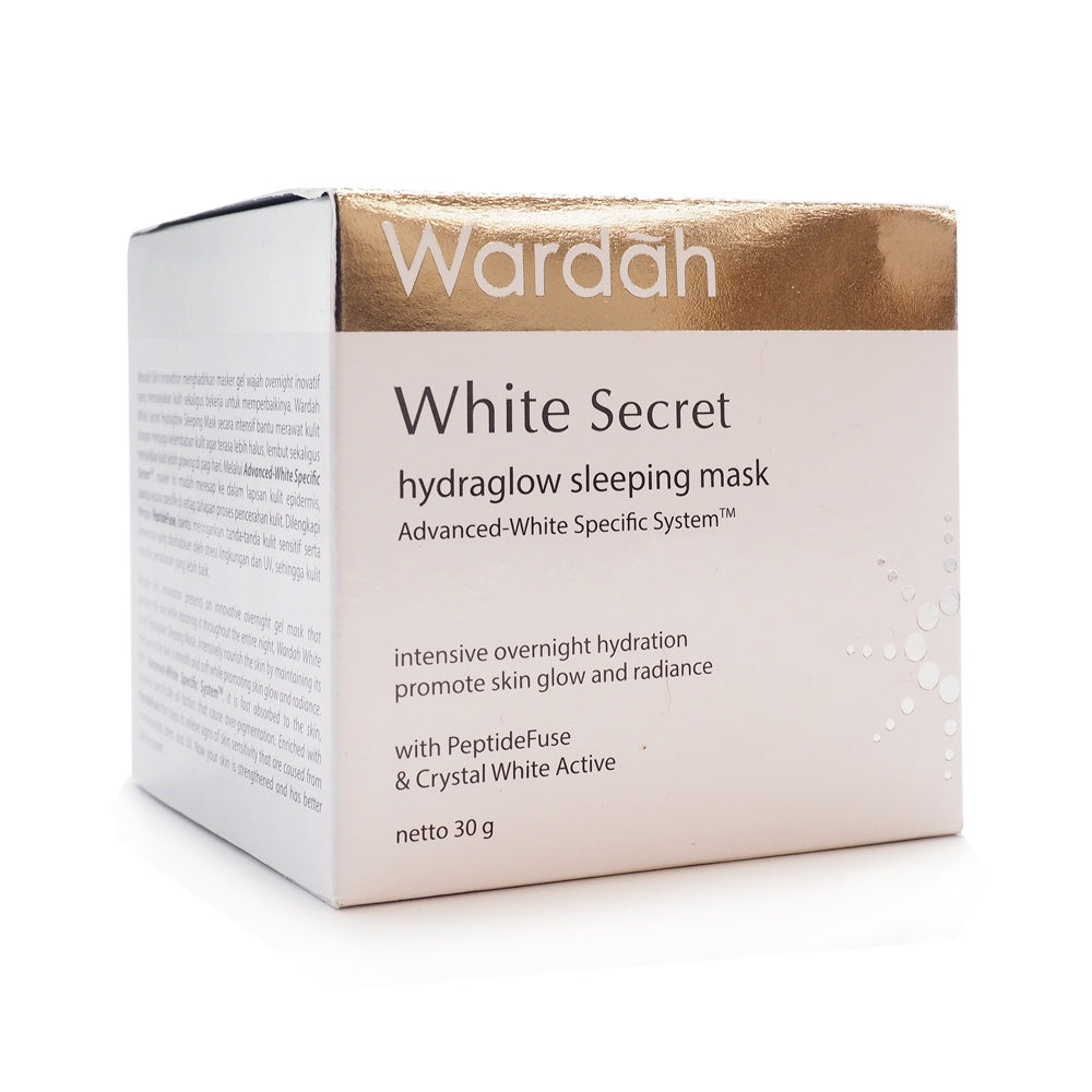 Wardah, White Secret, Hydraglow Sleeping Mask, 30 g