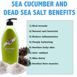 Clean Best Sea Cucumber Bath Mandian Gamat Aloevera 750ml