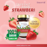 Eskayvie, Diffenz Junior Strawberry, 60 chew tablets