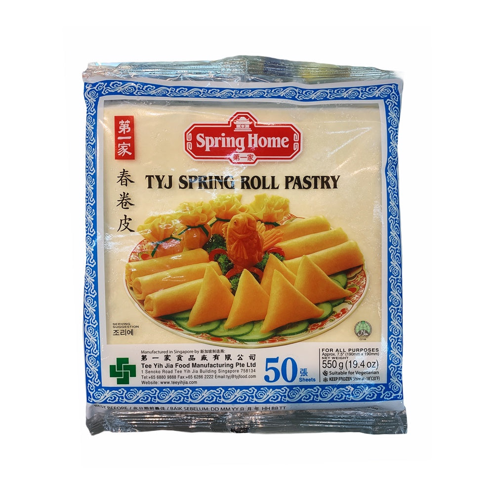 Tyj Spring Roll Pastry Sheet