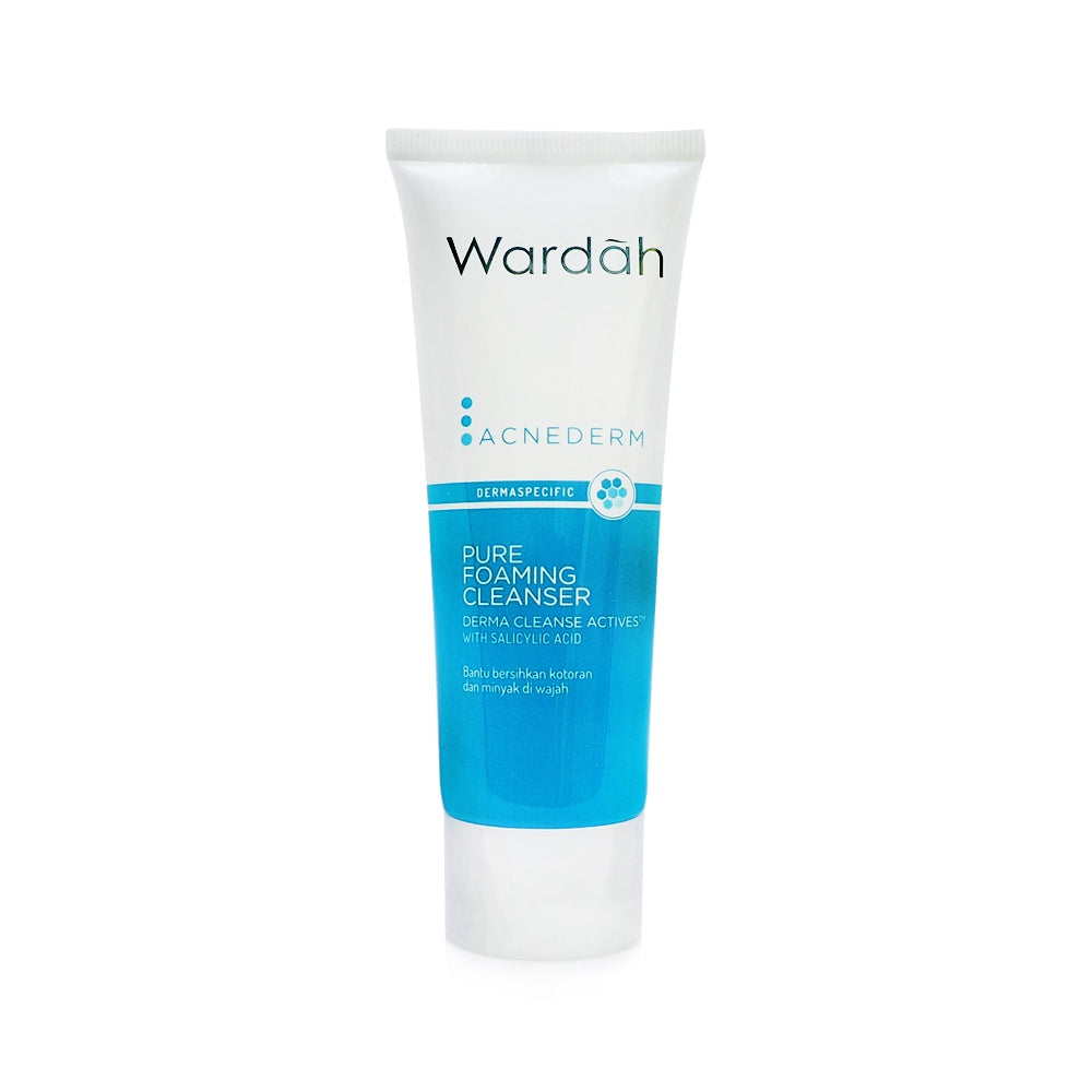 Wardah, Acnederm, Pure Foaming Cleanser, 60 ml