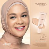 Wardah, Color Fit, Matte Foundation, 22N Light Ivory, 25 ml