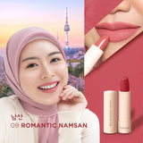 Wardah, Color Fit, Ultralight Matte Lipstick, 09 Romantic Namsan, 3.6 g