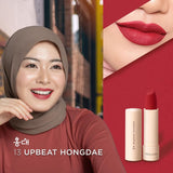 Wardah, Color Fit, Ultralight Matte Lipstick, 13 Upbeat Hongdae, 3.6 g