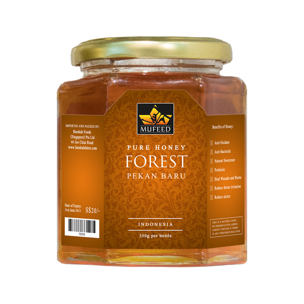 Mufeed, Pure Honey, Pekan Baru Indonesia, 350 g